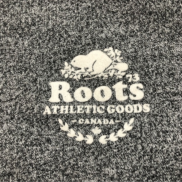 Roots Grey Heather Zip Up Hoodie Size XS - Picture 6 of 12